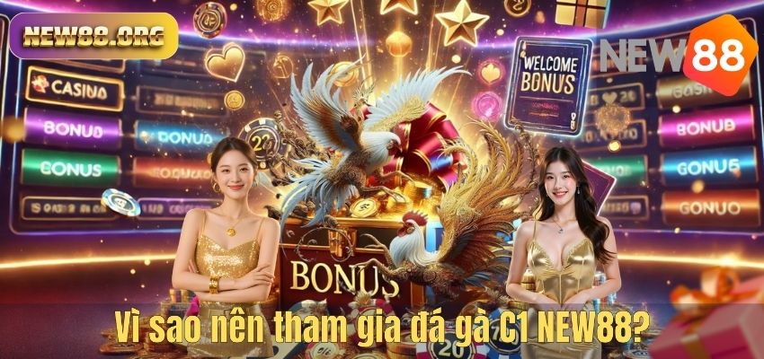 Đá Gà C1 NEW88 – Sân Chơi Giải Trí Và Cá Cược Hấp Dẫn Hàng Đầu Vì sao nên tham gia đá gà C1 NEW88?